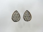 18 karat diamond earrings