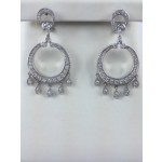 Beautiful diamond chandelier earrings.