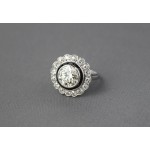 Vintage Diamond Halo Ring.