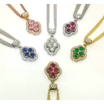 Colored stones pendants