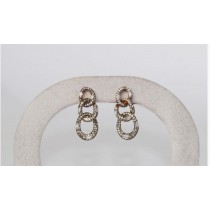 Link diamond earrings
