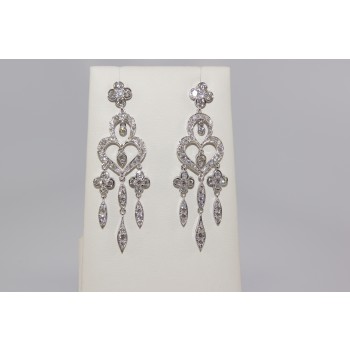 Fabulous diamond chandelier earrings.