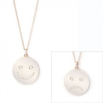 Happy Sad Face Necklace