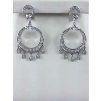 Beautiful diamond chandelier earrings.