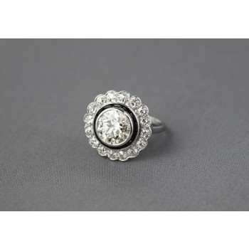 Vintage Diamond Halo Ring.
